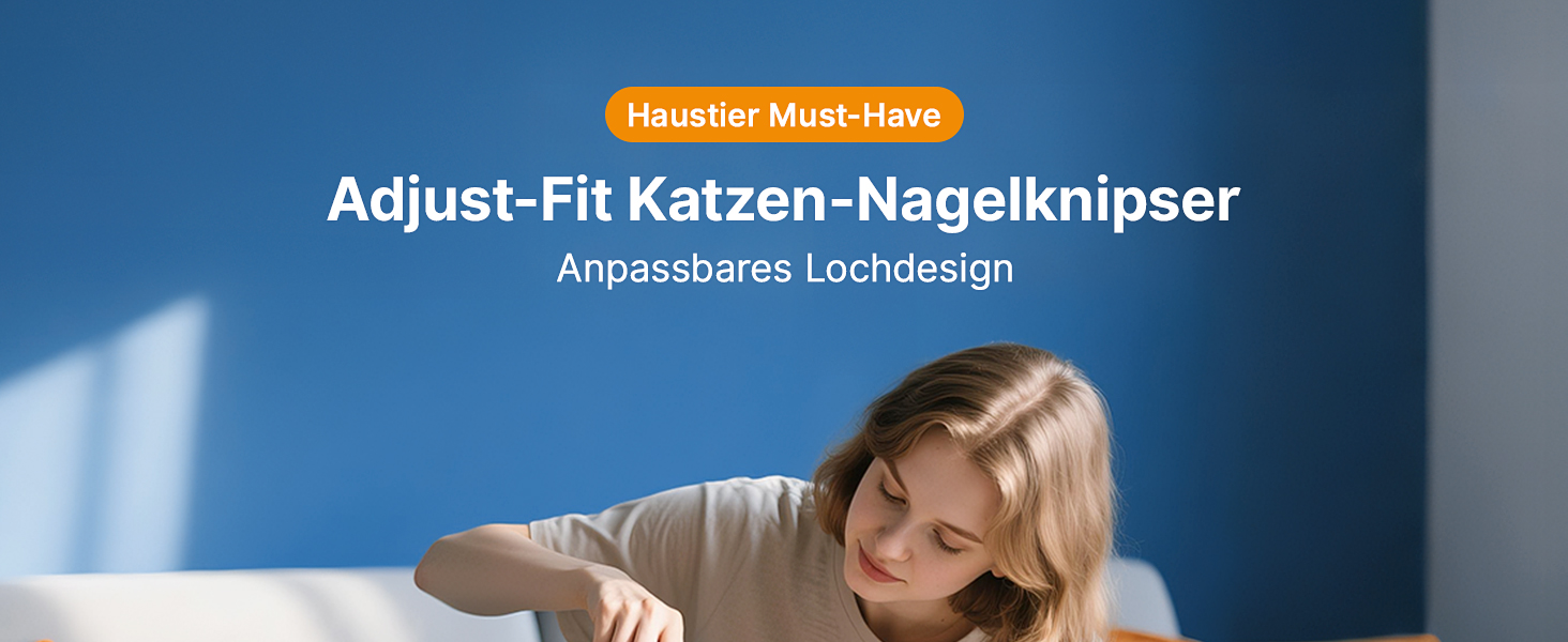 Ножиці для кігтів котів Potaroma з регульованим отвором 3 розмірів та інтегрованим напильником | Безпечний обрізач кігтів для кошенят та домашніх котів | Обрізач кігтів без розбризкування