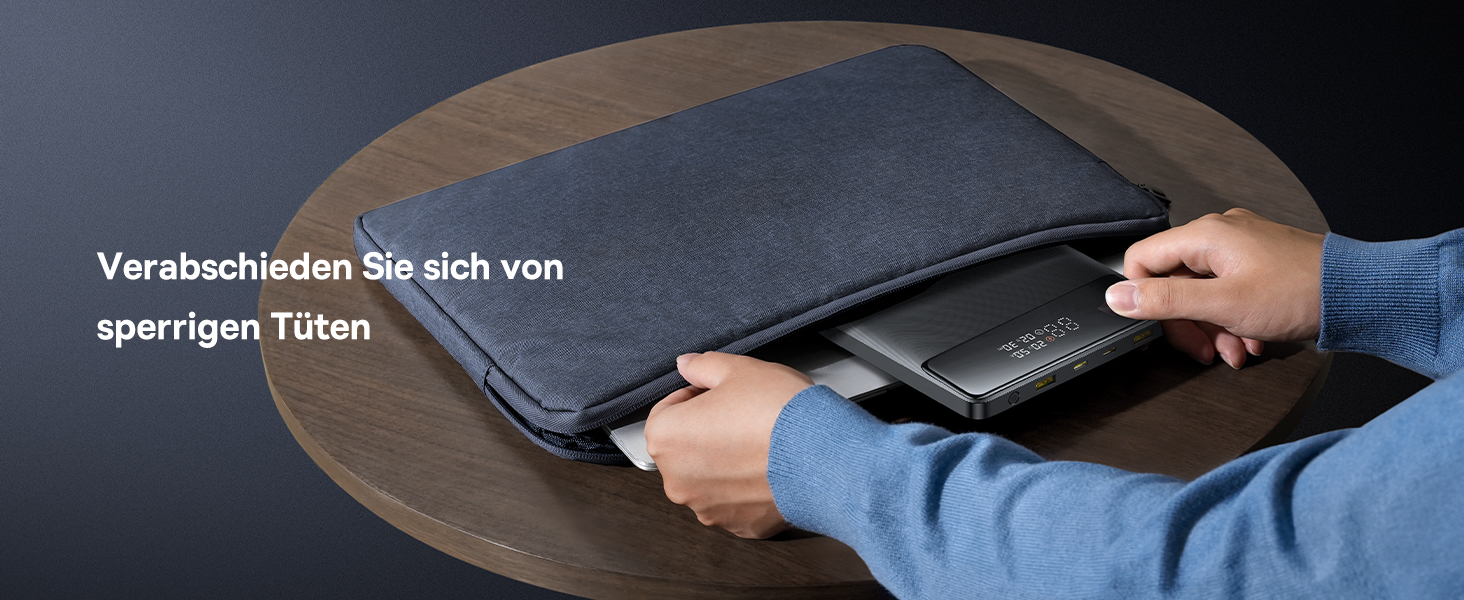 Power Bank Baseus 20000mAh 100W PD: Швидка зарядка для ноутбуків, MacBook, iPad, iPhone, Samsung та інших пристроїв (Чорний)