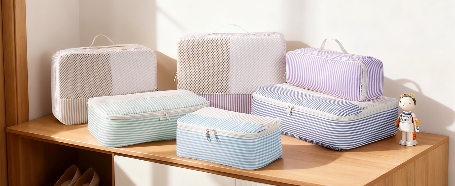 Набір органайзерів для валізи Narwey (7 шт.), кубики для пакування, органайзер для рюкзака, аксесуари для подорожей