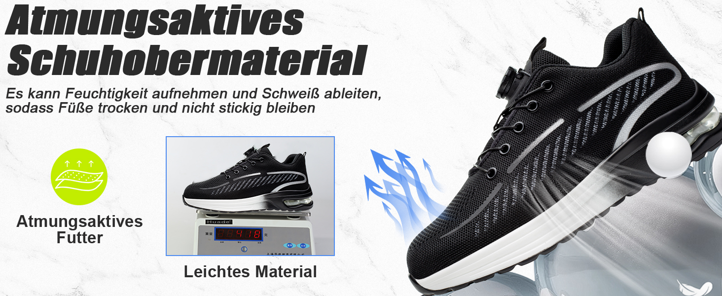 Робочі черевики для чоловіків та жінок. Зі сталевим підноском, легкі, спортивні, неслизькі, дихаючі, модні. Розміри 38-46 EU, 41 EU. Нова мультимодель.