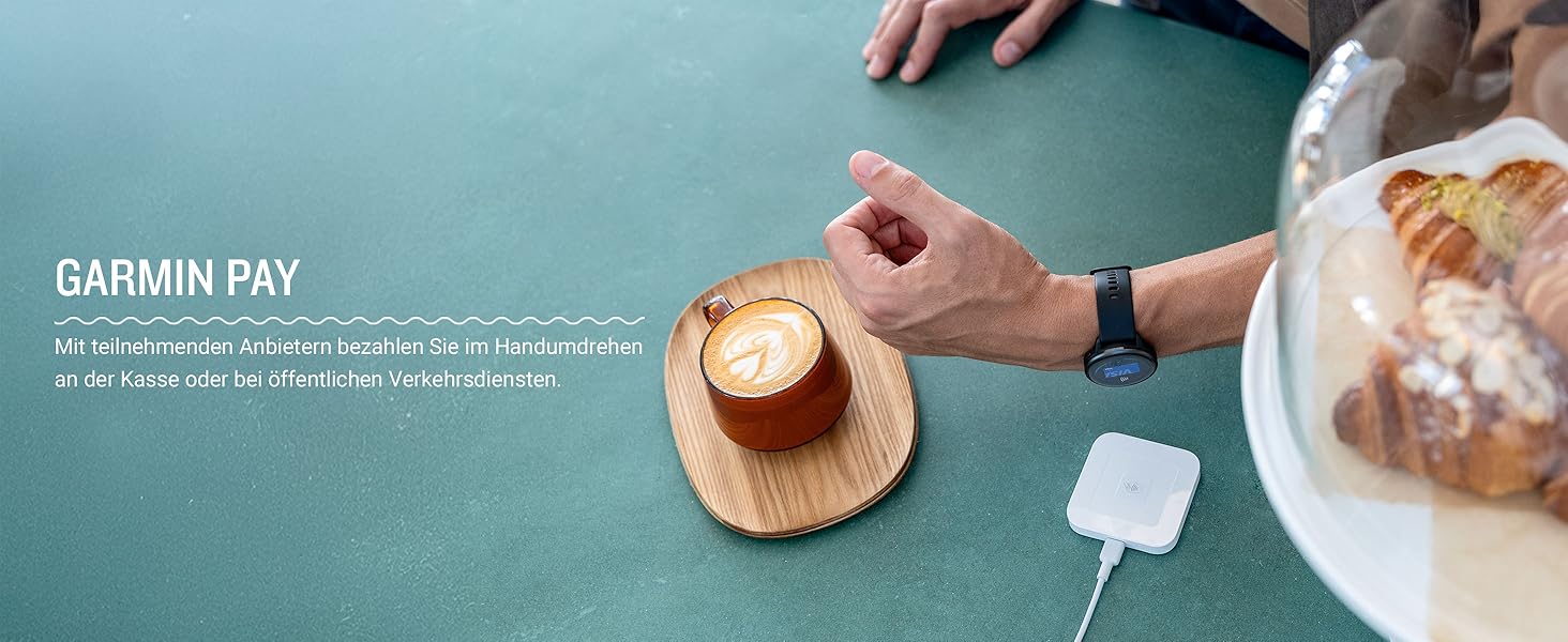 Розумний годинник Garmin vívoactive 6 42mm - фітнес-трекер з AMOLED-дисплеєм, до 11 днів роботи від акумулятора, 80+ спортивних функцій, моніторинг здоров'я, сповіщення та Garmin Pay (чорний/сірий)