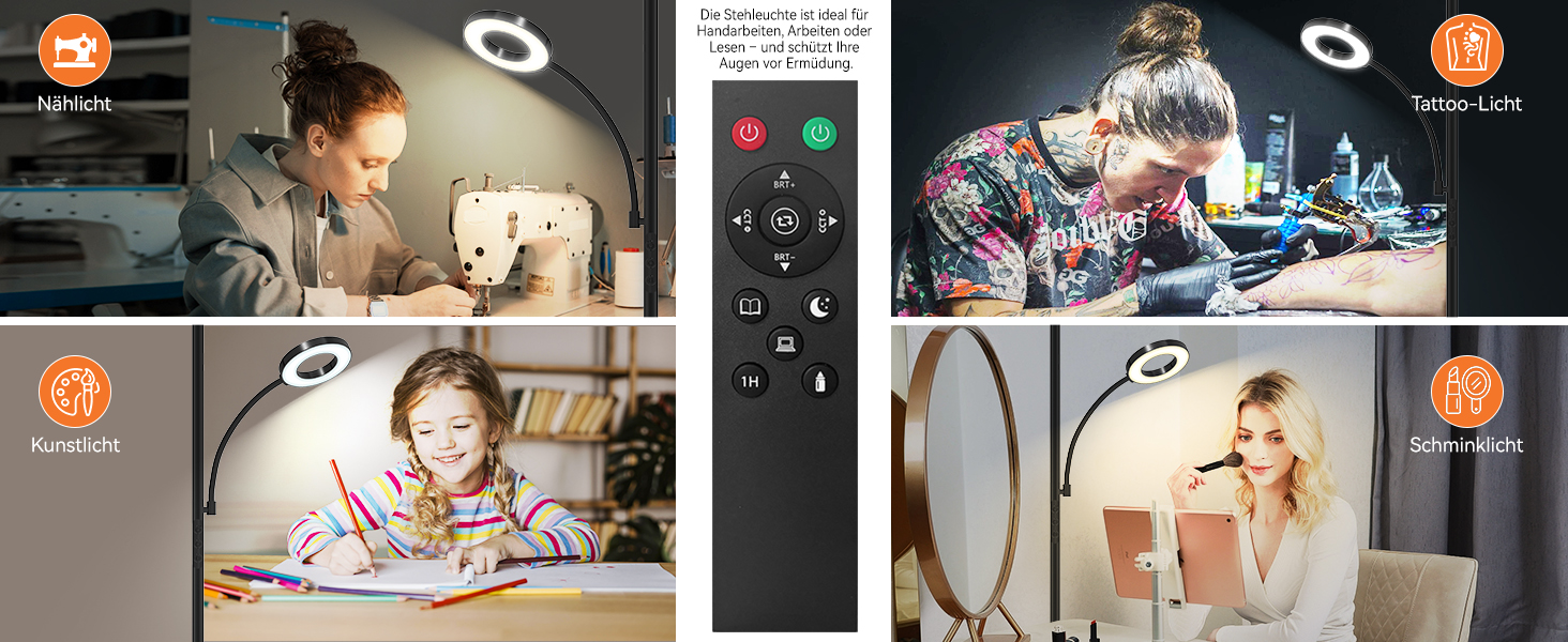 LED торшер, 42W, 16 мільйонів кольорів RGBCW, WiFi, Smart, двосторонній, для вітальні, сумісний з Alexa/Google Home, синхронізація з музикою, плавне регулювання яскравості, торшер для спальні