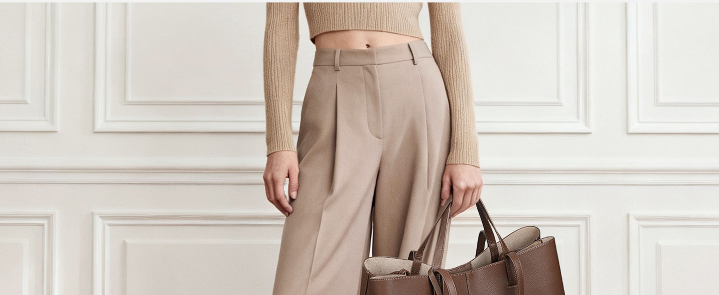 Велика жіноча сумка-шопер TIAASTAP зі штучної шкіри, елегантна сумка на плече для університету, покупок, подорожей, колір верблюжий