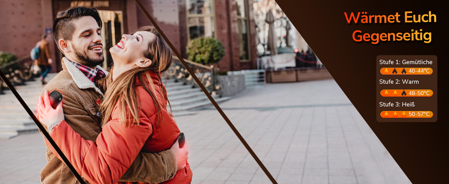 Електричний гріє для рук, перезаряджуваний, USB, набір 2 шт. (Помаранчевий)