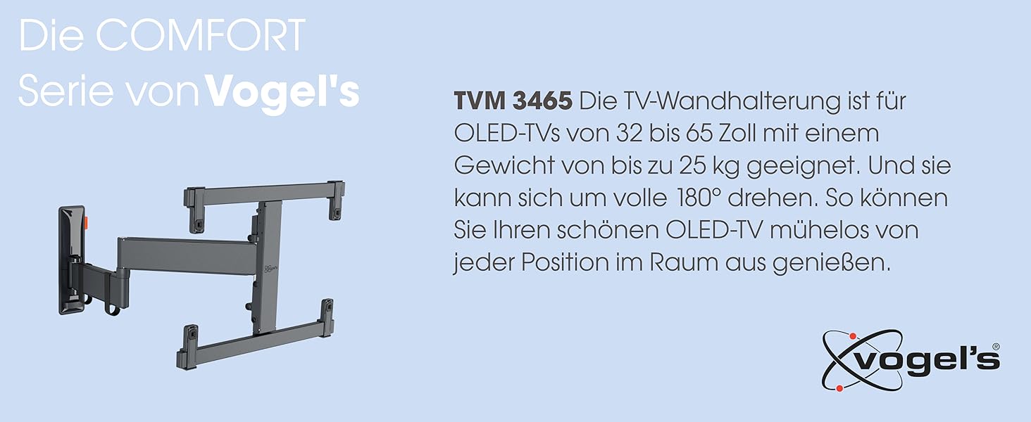 Настінна кріплення для телевізора Vogel's Comfort TVM 3645, 40-77
