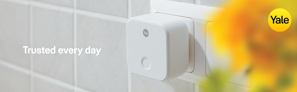 Wi-Fi міст Yale Connect для розумного замка, інтеграція голосового асистента, віддалений доступ, білий