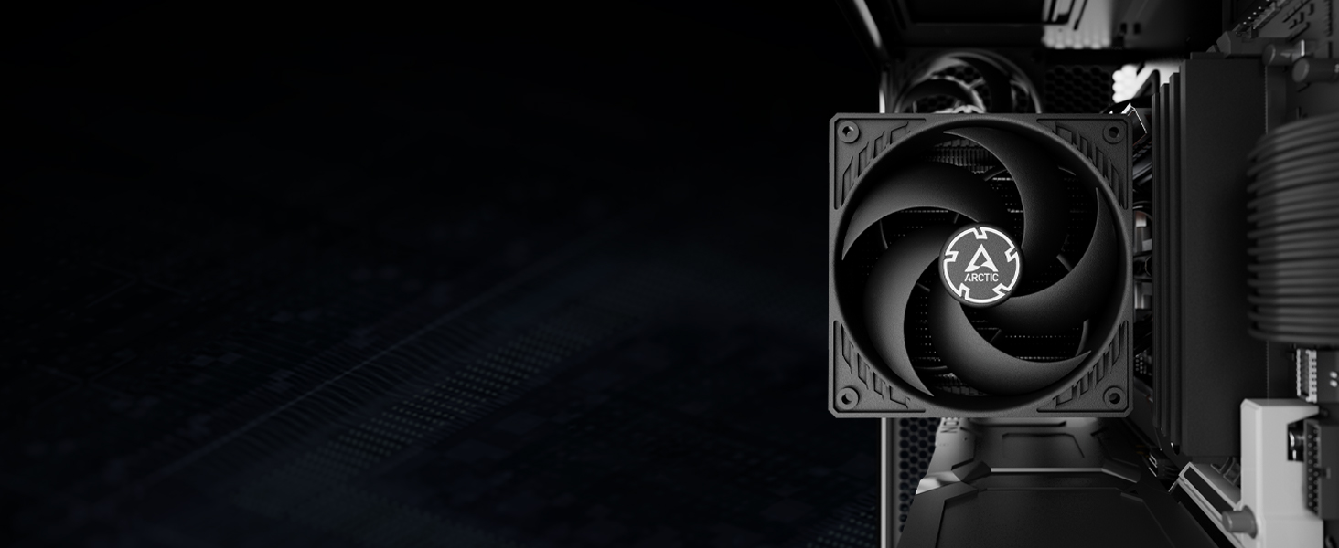 Arctic Freezer 36 - кулер для CPU з Push-Pull, Intel & AMD, 2 x 120 мм вентилятори, 4 Heatpipes, MX-6 термопаста