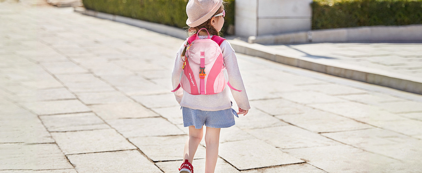 Дитячий рюкзак Cozary Kinder, 5L, водонепроникний, для школи, подорожей та спорту, рожевий