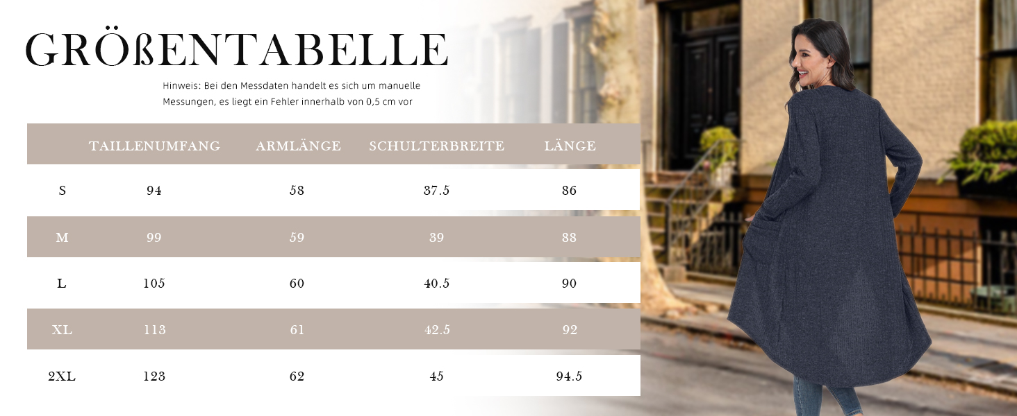 Кардиган жіночий Grecerelle, довгий, легкий, чорний, з ґудзиками та V-подібним вирізом