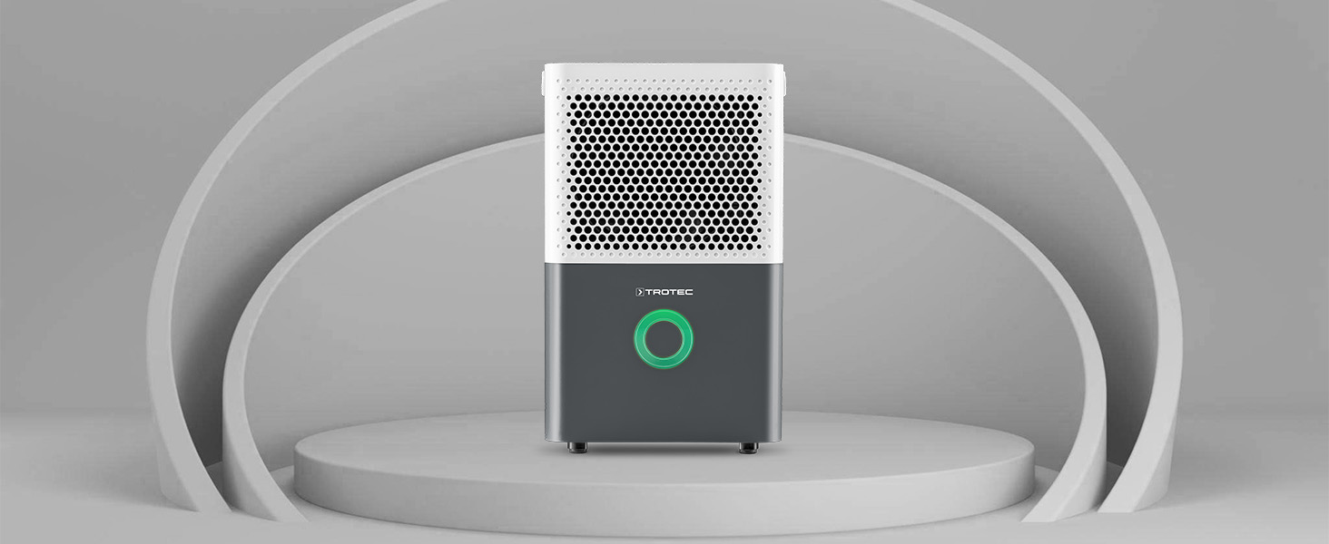 Конденсаційний осушувач повітря TROTEC TTK 33 E, продуктивність 14 л/добу, для приміщень до 15 м² (37 м³)