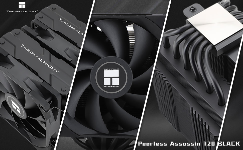 Thermalright Peerless Assassin 120 White ARGB - Кулер для CPU з 6 тепловими трубами та двома вентиляторами 120mm