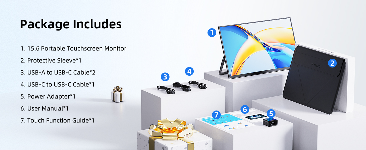 UPERFECT Монітор Портативний 15.6