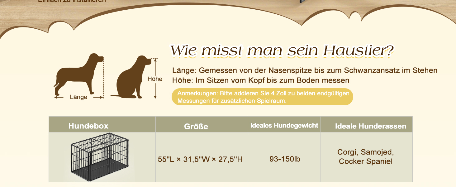 Міцний собачий переносний клітка Pawaboo 56 дюймів: надійний, анти-гризун, з килимком, металевий вольєр для собак з замком, чорний
