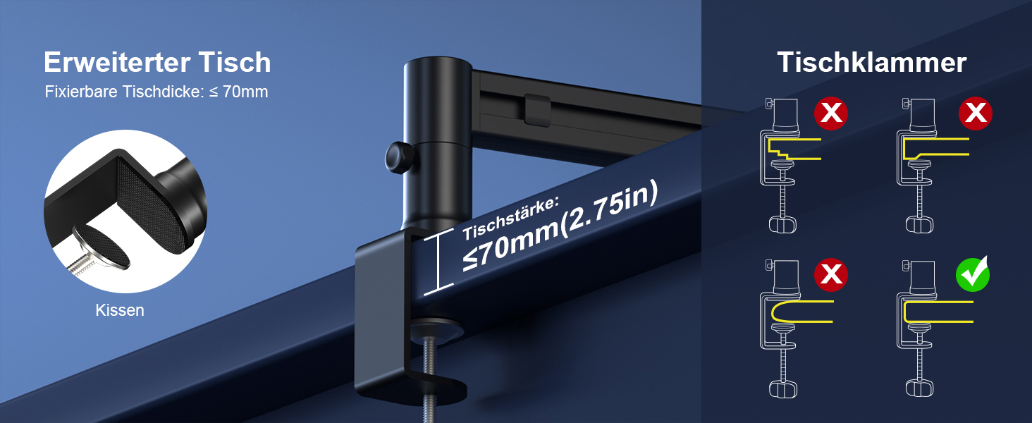 Кріплення для мікрофона Aokeo AK-58 - низькопрофільний тримач для HyperX, Elgato, Shure, Blue Yeti