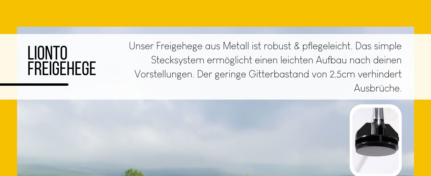 Вольєр для кроликів Lionto: міцний метал, 144x74x46 см, розширюваний, просте збирання та чистка, для дому та вулиці