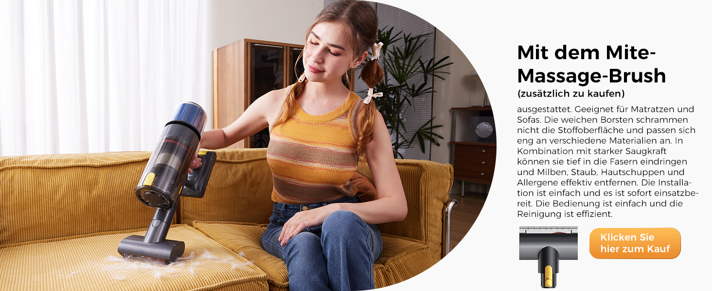 Бездротовий пилосос Proscenic P15: 55KPa, 580W, 70 хв, LED дисплей, антизаплутана щітка, фільтр GreenEye, для твердих поверхонь, килимів, шерсті тварин, авто