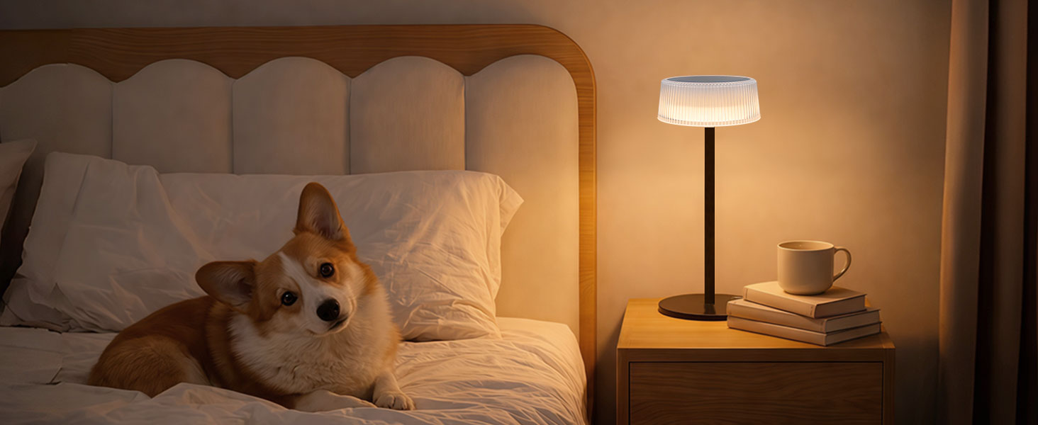 Світлодіодний акумуляторний настільний світильник Lacasa Solar 2 шт, димується, водонепроникний IP67, для дому, саду, спальні