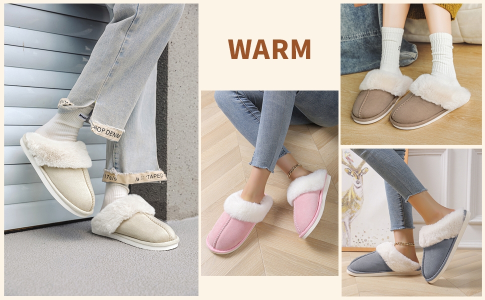 Домашні тапочки жіночі чоловічі зимові, плюшеві, теплі, з підкладкою, зручні, антиковзні, бежеві, 40/41 EU