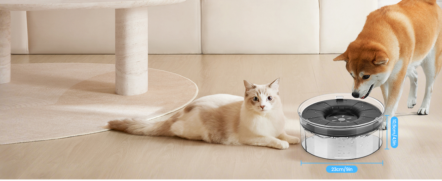 Миска для собак PETTOM без облизування, 3L, витоки запобігаються, сіра