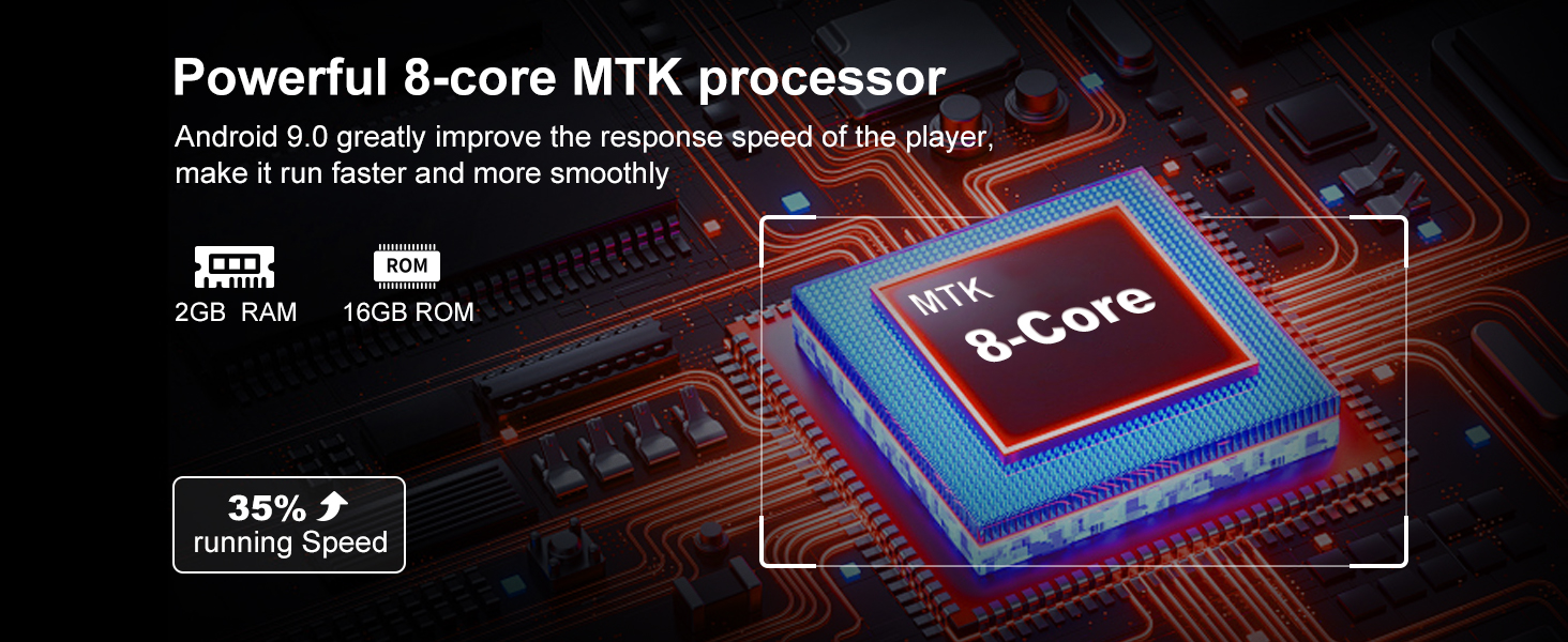 MP3 плеєр SWOFY 80GB з Bluetooth та WiFi, 4.0