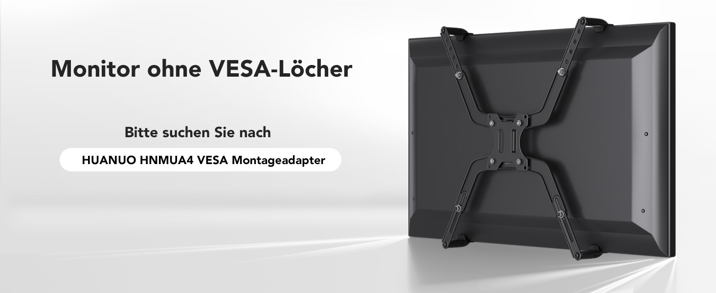 Кріплення для монітора HUANUO Gaming, 2 монітори, до 40 дюймів, регулювання висоти, USB, VESA, чорний