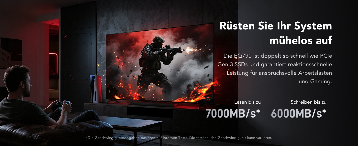 Lexar SSD M.2 2280 PCIe Gen4x4 NVMe 1.4: Внутрішній SSD для PS5, PC, 4TB (з радіатором)