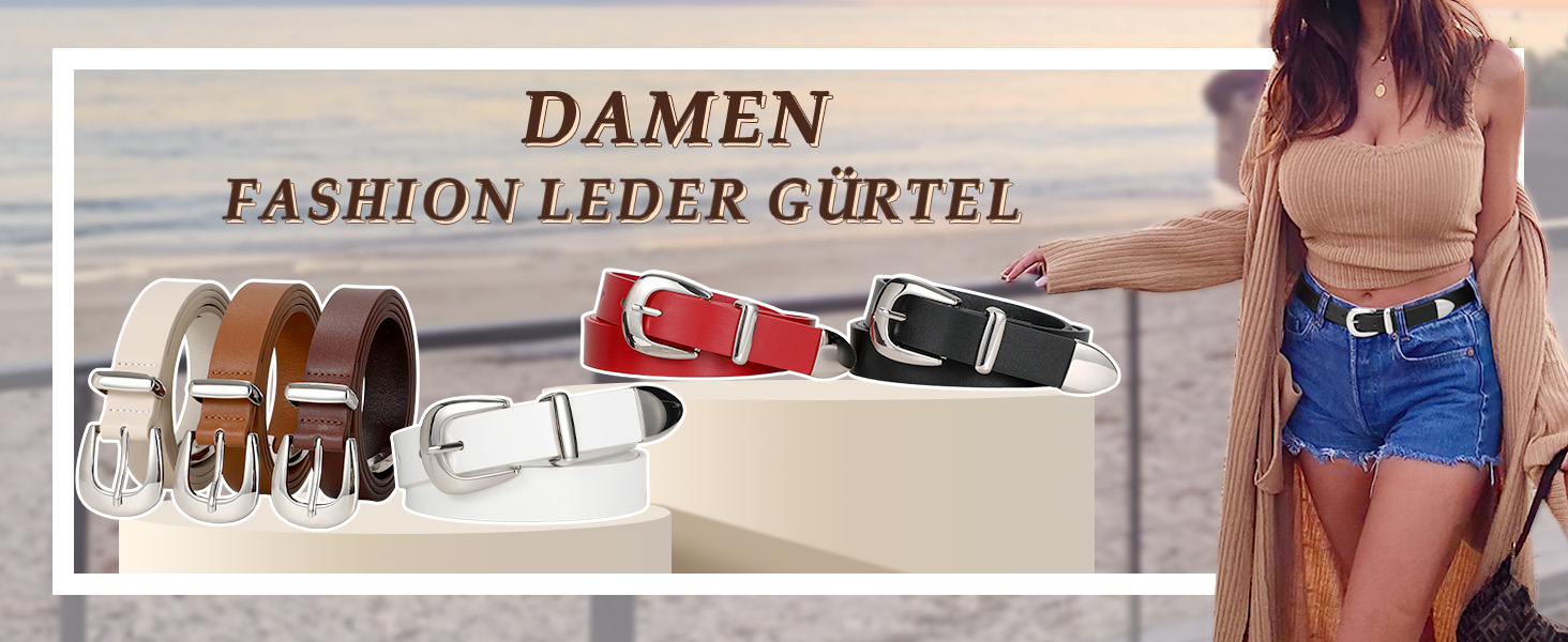 Жіночий шкіряний ремінь WHIPPY з золотистою пряжкою, чорний колір, розмір L (довжина 120 см)