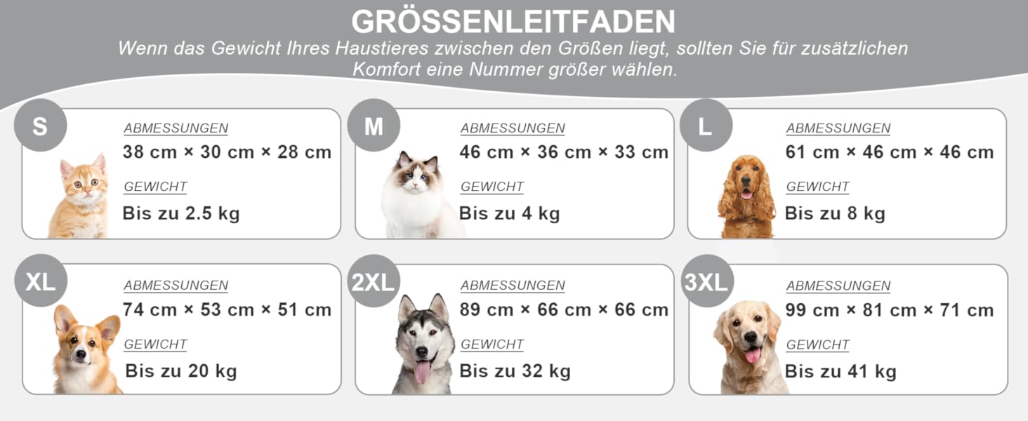 Будка для собак Jiupety, 2-в-1: котяча печера, розмір S. Підходить для собак, котів та цуценят. Тепла затишна печера-ліжко, сірий колір.