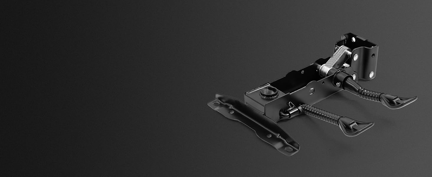 Ігровий крісло Dowinx з тканини, чорного кольору, з ергономічним дизайном та м'якими підлокітниками для комфортного тривалого сидіння