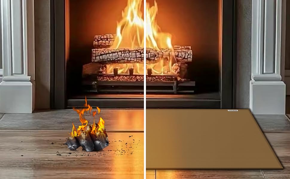 Килимок під гриль, захист від вогню, 105x60 см, для газового гриля, силікон-склотканина, коричневий