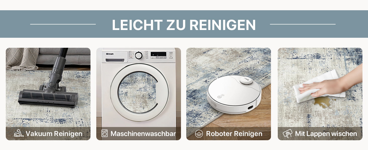 BEIMO Килимок для вітальні, абстрактний дизайн, короткий ворс, 120x170 см, антиковзаючі, для ванної, кухні, коридору, сіро-коричневий