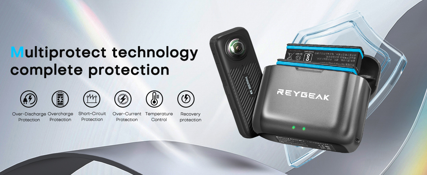Акумулятор Insta360 X4 + Зарядний пристрій (2 шт) 2500mAh