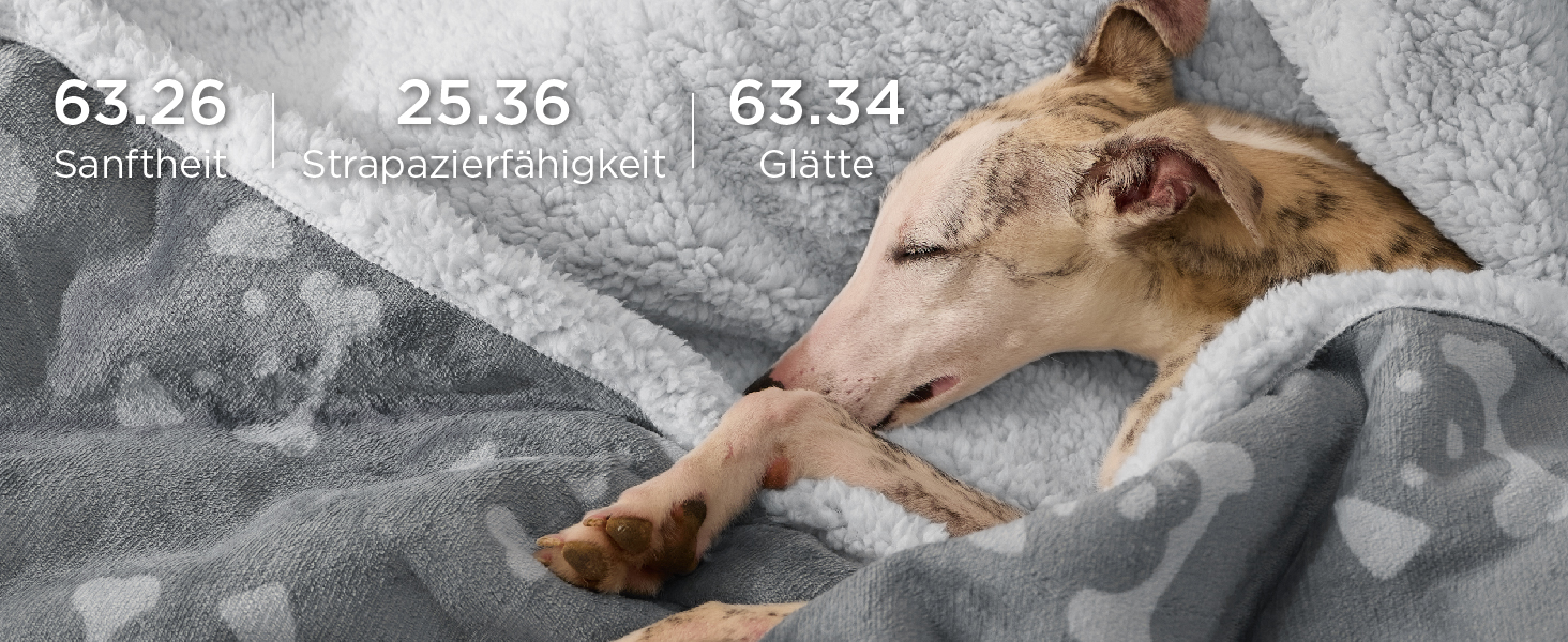 Водонепроникний коврик для собак BEDSURE великих порід - 127x102 см, миючий, з Sherpa Fleece, для захисту дивану, коврик для котів, сірий