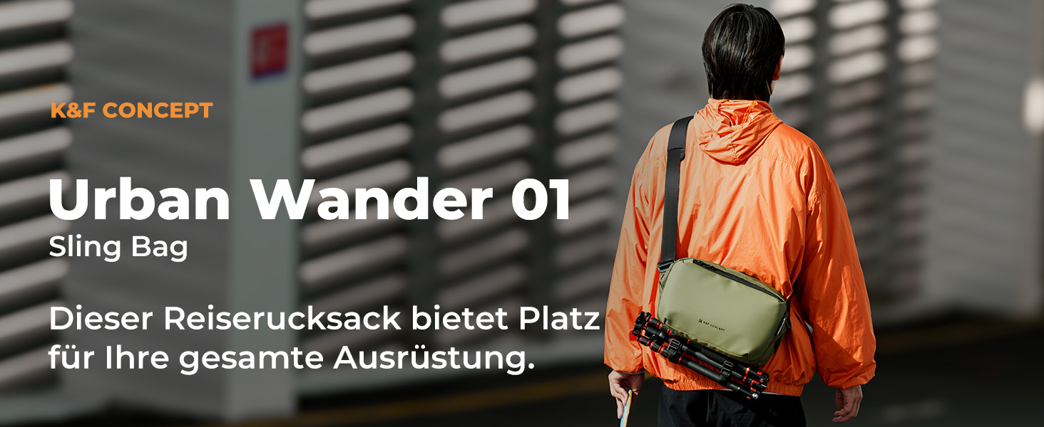 Рюкзак для камери K&F CONCEPT, сумка через плече, квадратна сумка для фотографів, сумісний з Canon/Nikon/Sony/DJI Mavic, зелений (M)