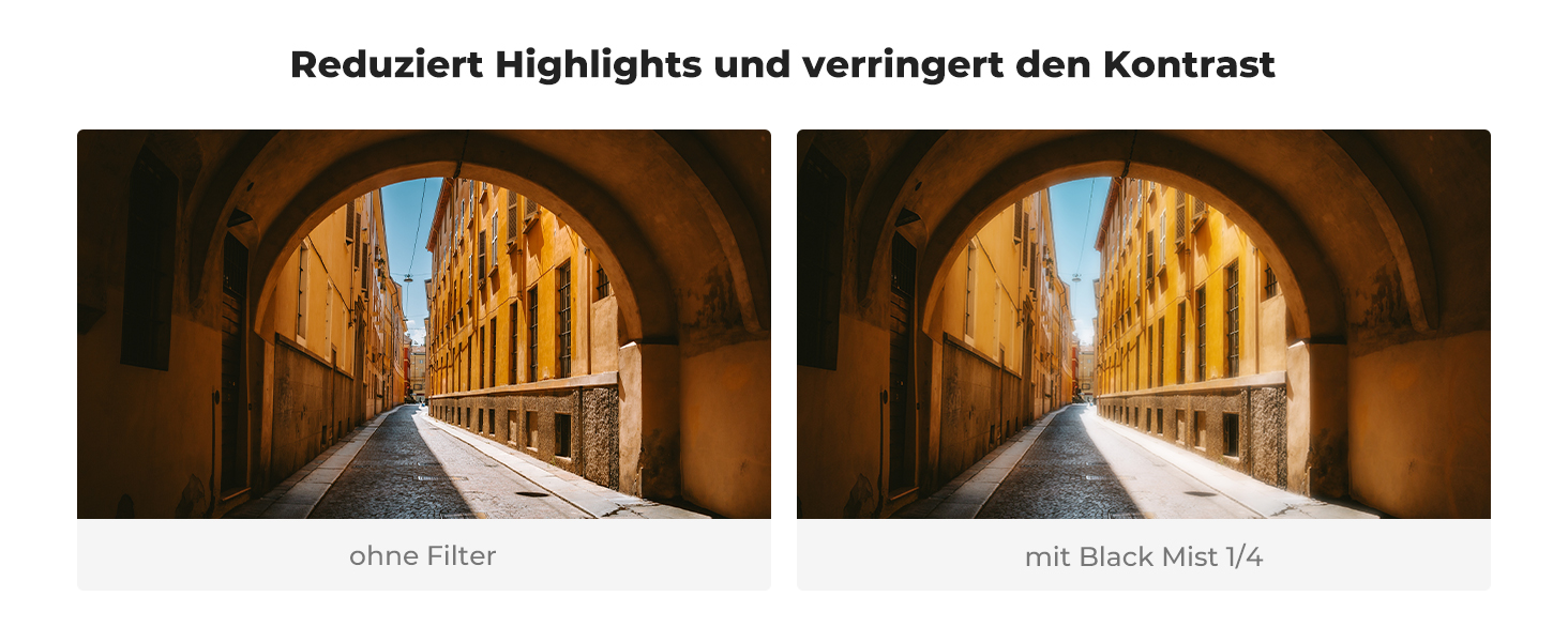 Фільтр K&F Concept Black Mist 1/4 58mm з кришкою об'єктива, мікрофіброю та захисним склом з 18-шаровим нанопокриттям (Nano Klear)