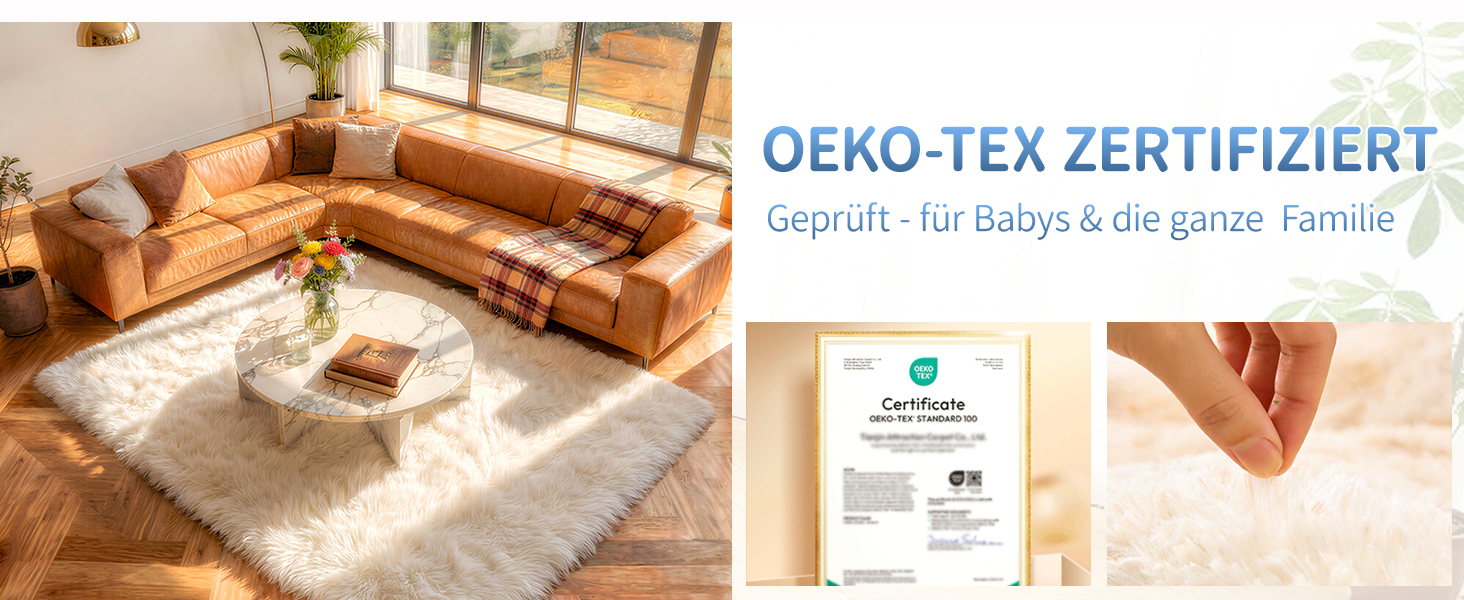 Килим круглий 100 см, миючий, антиковзний, з високим ворсом, для дитячої кімнати, м'який, пухнастий, кремовий колір