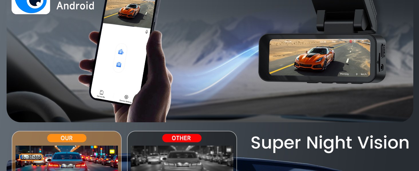 Автомобільний відеореєстратор 360° 4-канальний FHD 1080P (передній, задній, лівий, правий), 3