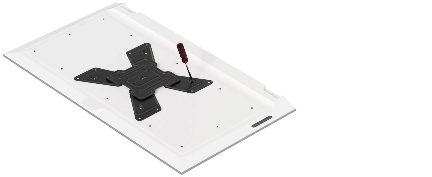 RICOO Swivel TV Ceiling Mount for 13-33 inch TVs - VESA 200x200, Tiltable, Flat, OLED, Curved, Smart TV Mount