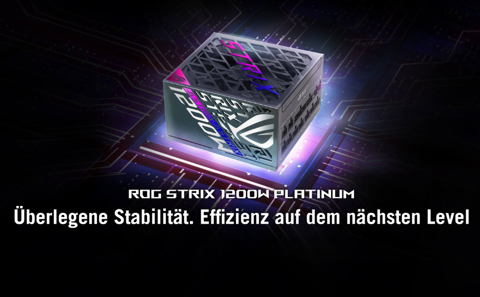 Блок живлення ASUS ROG Strix 1200W Platinum Gaming, чорний