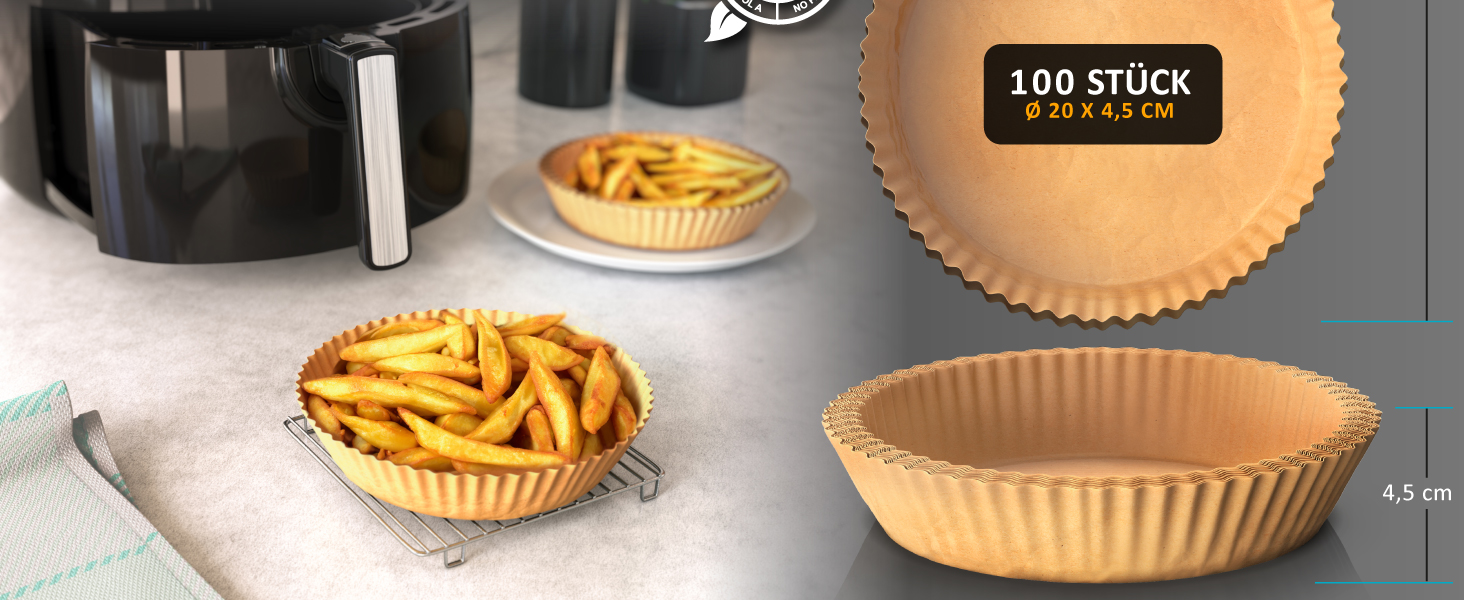 Арендо - Фритюрниця без олії XXL 5 літрів - Airfryer з цифровим дисплеєм, 1800W, 200°C, таймер, 7 програм, 3D циркуляція повітря, чорний