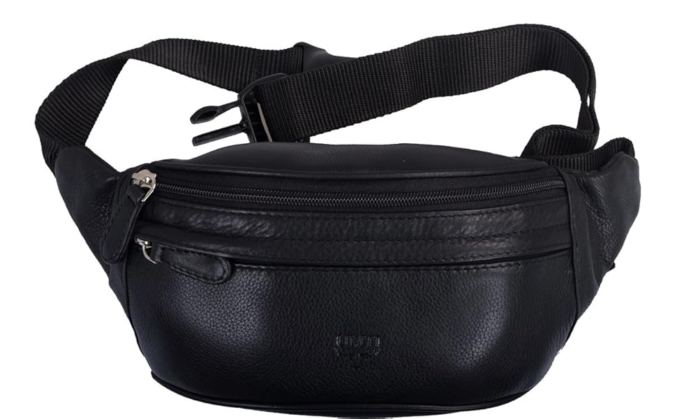 Чоловіча поясна сумка на стегні, на пояс, для бігу, на телефон, гаманець, чорна (277A)