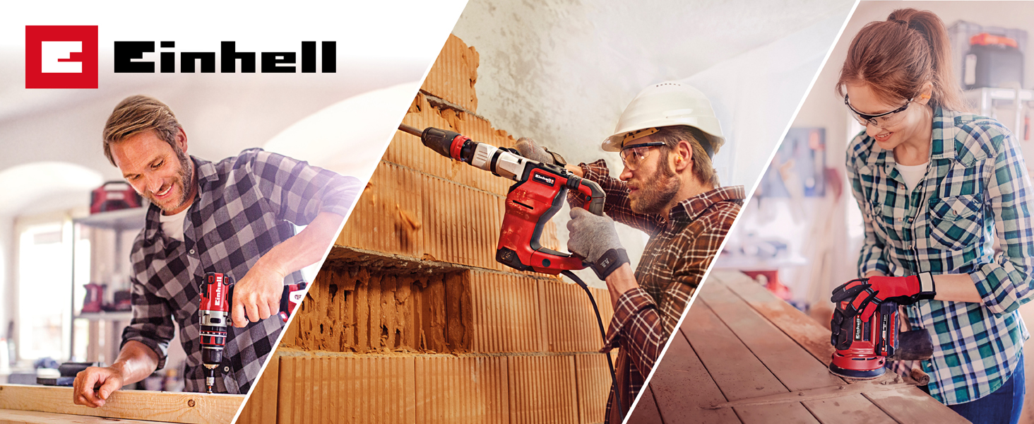 Акумуляторний дриль-шуруповерт Einhell TE-CD 12/1 Li (2x2.0Ah) – Li-Ion, 12V, 2-швидкісний, LED, металеве редуктор, зарядний пристрій + 2x2.0Ah акумулятори