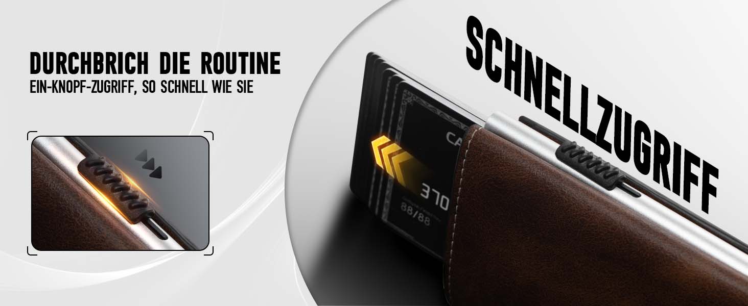Шкіряний чоловічий гаманець з RFID-захистом Braun з відділенням для монет та 6 картками