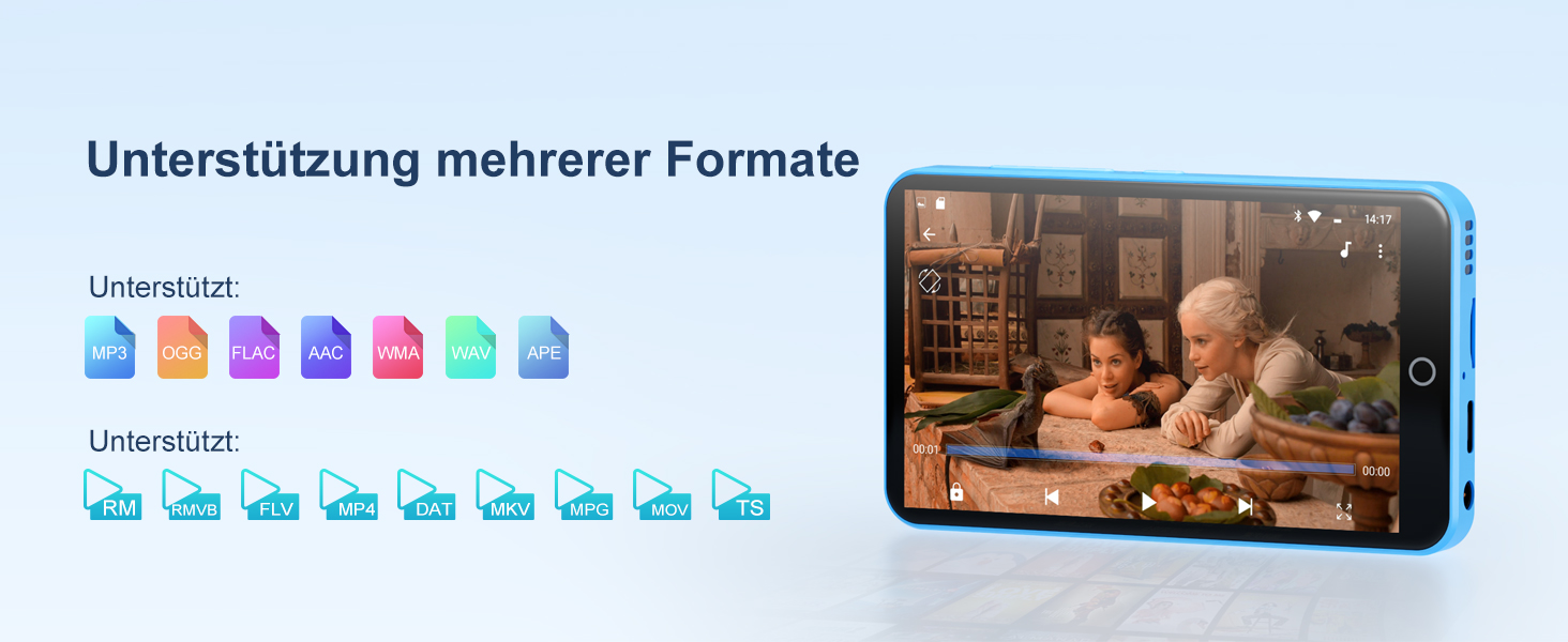 MP3 плеєр Oilsky 80GB Bluetooth WiFi Android 9.0 4