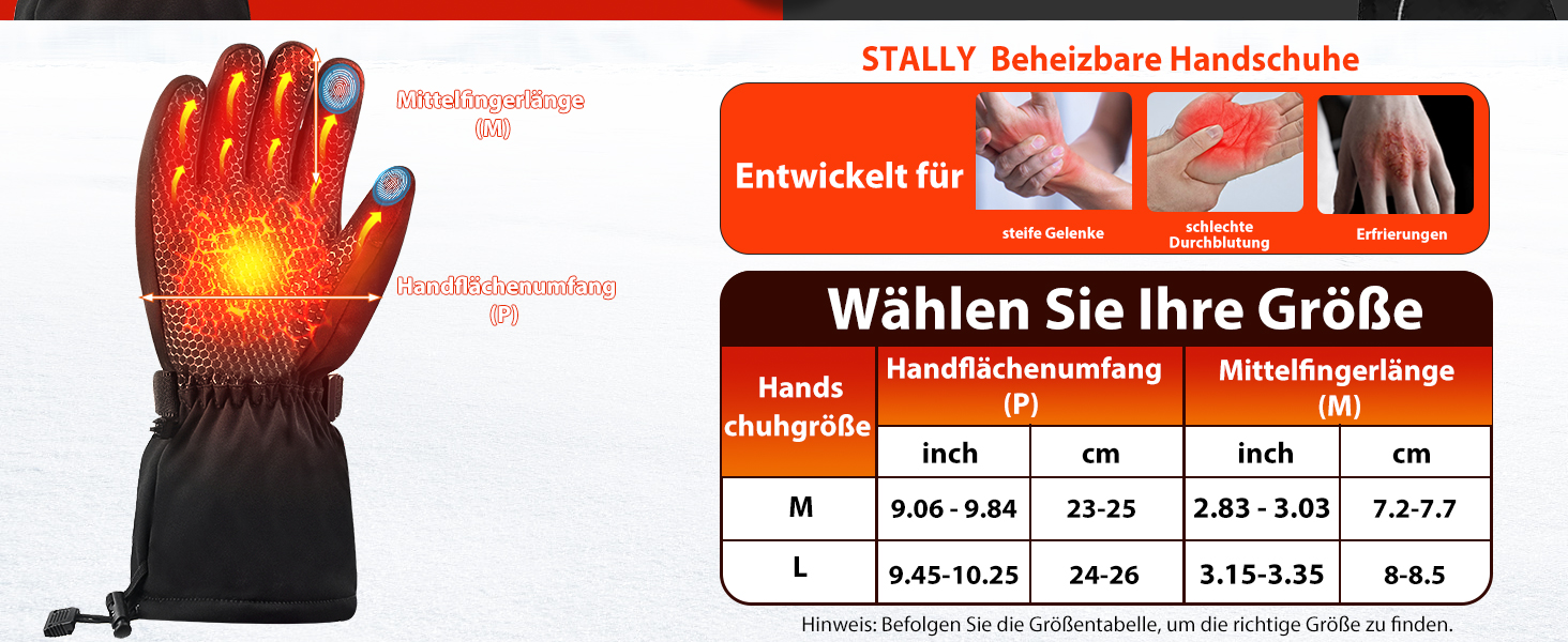 Гріючі рукавички з акумулятором 7.4V 6400mAh USB, 3 режими нагріву, водонепроникні рукавички з підігрівом для зимових видів спорту, катання на лижах, мотоциклі, велосипеді, піших прогулянок