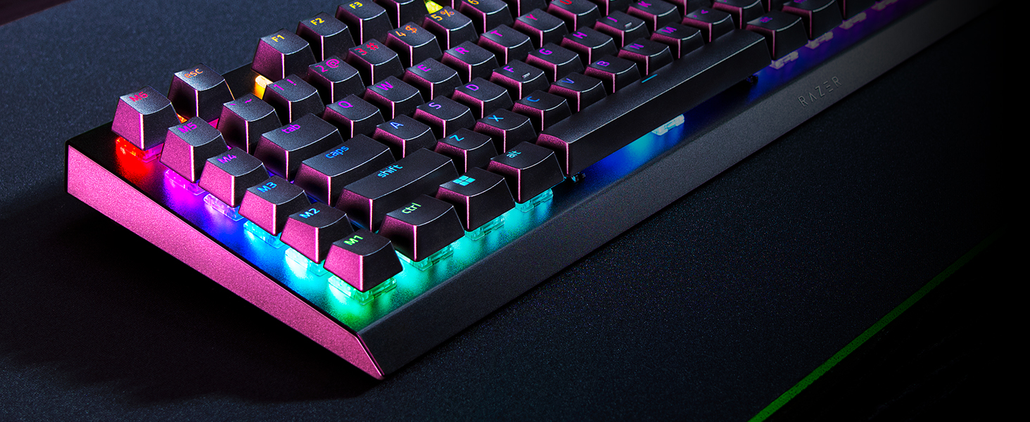 Механічна ігрова клавіатура Razer BlackWidow V4 X (Green Switch) з RGB Chroma підсвічуванням, QWERTZ DE-Layout