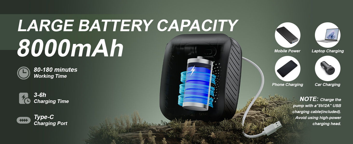 Митрікс Душ для кемпінгу портативний, 8000mAh з індикатором температури, 19 л, складаний відро, для кемпінгу, подорожей, саду, піших прогулянок, миття авто (чорний)