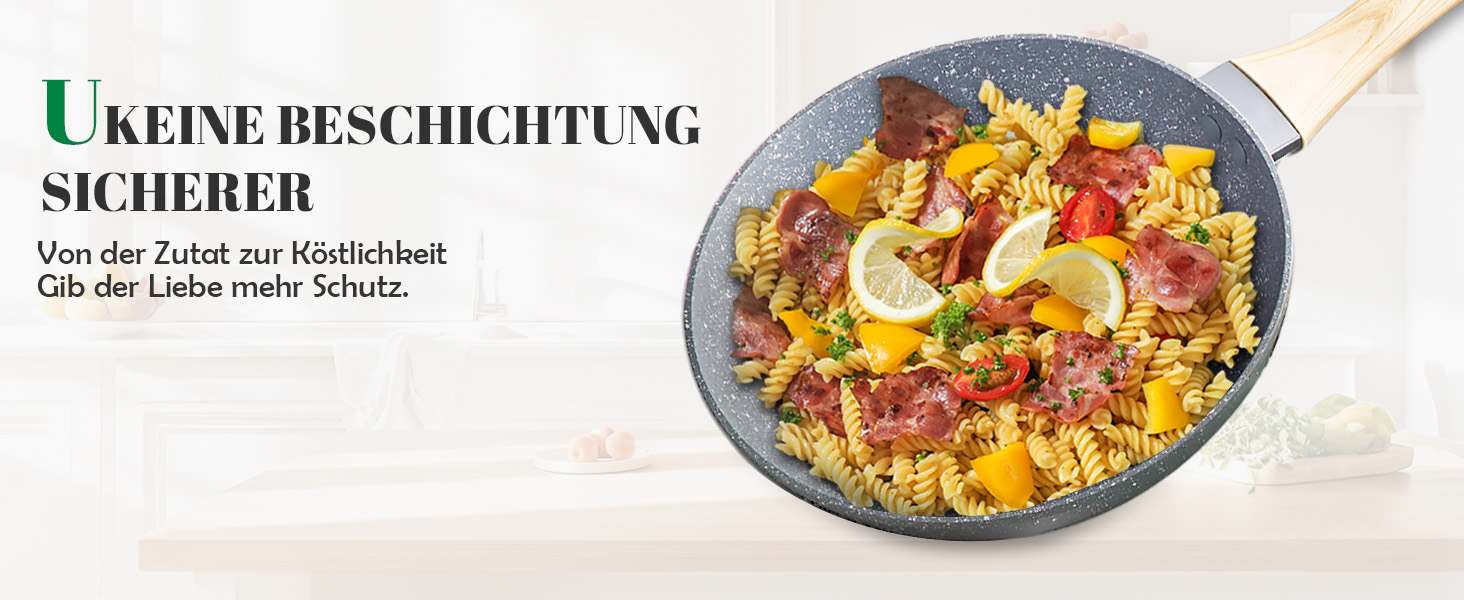 Набір каструль та сковорідок для індукційної плити: 12-ти частинний набір з гранітним антипригарним покриттям, без PFOA та PFOS, ідеальний для початківців та професійних кухарів (чорний)