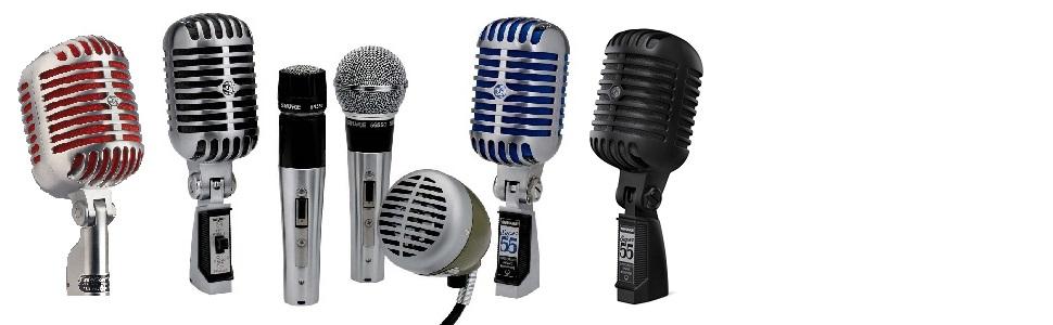 Мікрофон Shure Super 55 Deluxe - вінтажний динамічний суперкардіоїдний мікрофон, легендарний вигляд, класичний звук, міцний литий корпус