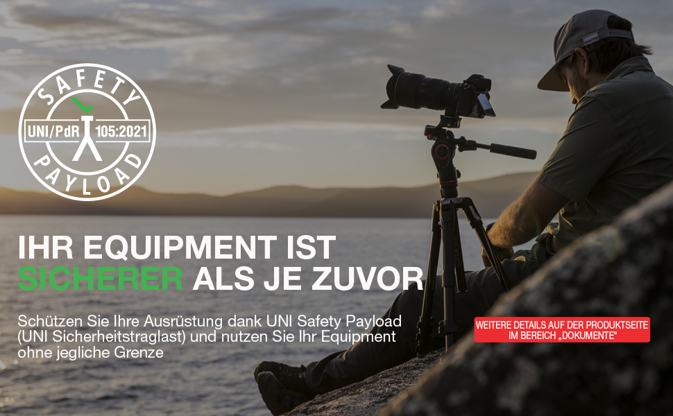 Штатив Manfrotto 190X з алюмінію – 3-секційний для бездзеркальних та DSLR камер